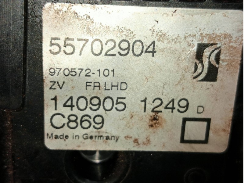 Recambio de motor cierre centralizado delantero derecho para mercedes vito (w638) caja cerrada 110 cdi  (638.094) referencia OEM