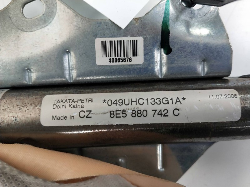 Recambio de airbag cortina delantero derecho para audi a4 berlina (8e) 2.0 tdi 16v (103kw) referencia OEM IAM 8E5880742C  