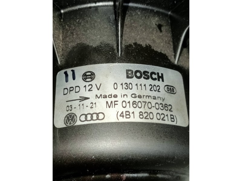 Recambio de motor calefaccion para audi a6 berlina (4b2) 2.4 quattro referencia OEM IAM 0130111202 4B1820021B 