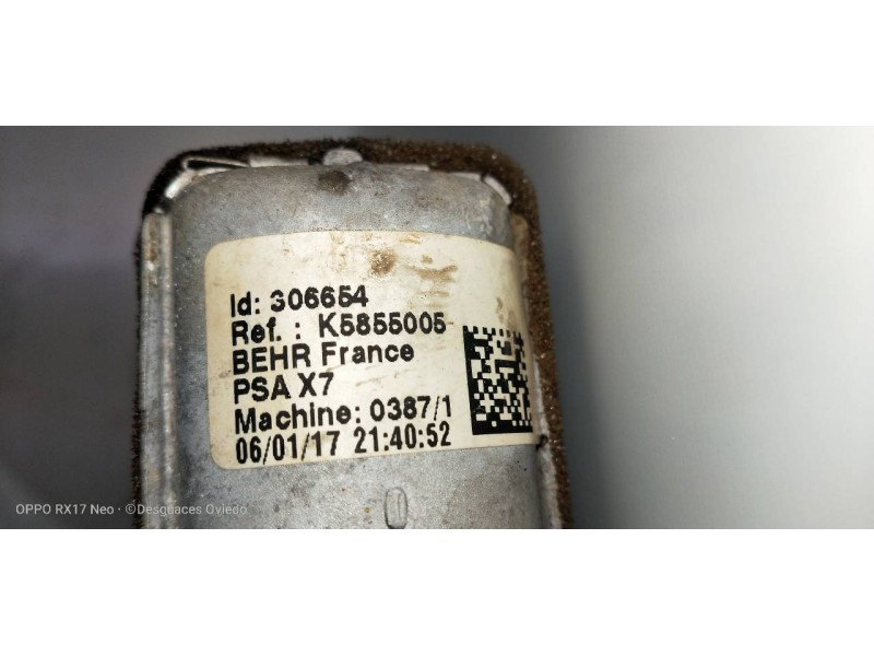 Recambio de radiador calefaccion / aire acondicionado para citroen c5 berlina feel edition referencia OEM IAM K5855005  