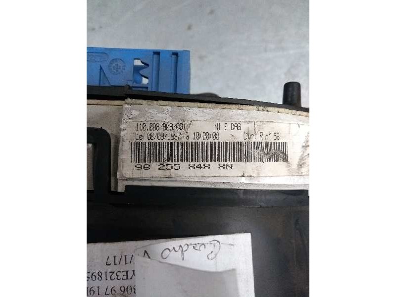 Recambio de cuadro instrumentos para peugeot 306 berlina 3/4/5 puertas (s2) 1.9 diesel referencia OEM IAM 9625584880 11000880800 Recambio de cuadro instrumentos para peugeot 306 berlina 3/4/5 puertas (s2) 1.9 diesel referencia OEM IAM 9625584880 11000880800