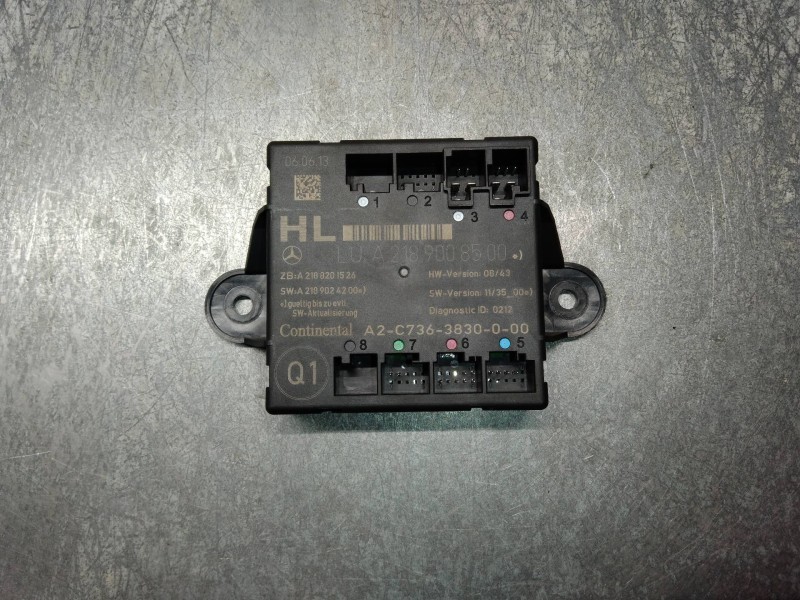 Recambio de modulo electronico para mercedes clase e (w212) familiar 3.0 cdi cat referencia OEM IAM A2189008500 A2188201526 A218