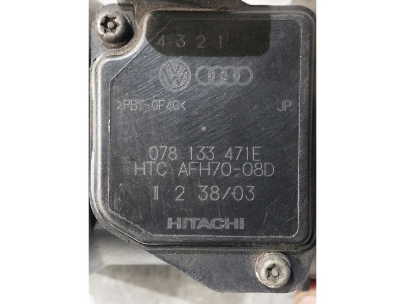 Recambio de caudalimetro para audi a6 berlina (4b2) 2.4 quattro referencia OEM IAM AFH7008D 078133471E 
