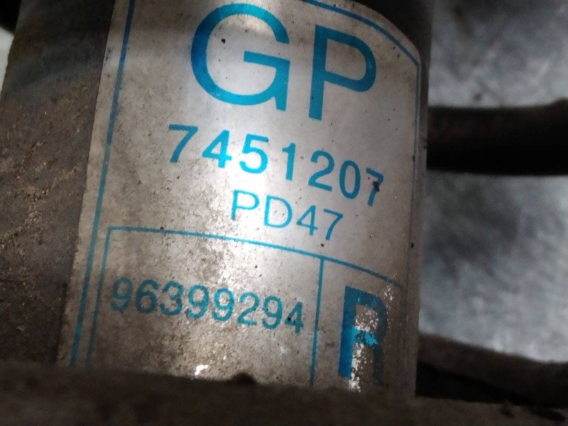 Recambio de amortiguador delantero derecho para daewoo tacuma 1.6 cat referencia OEM IAM 96399294  