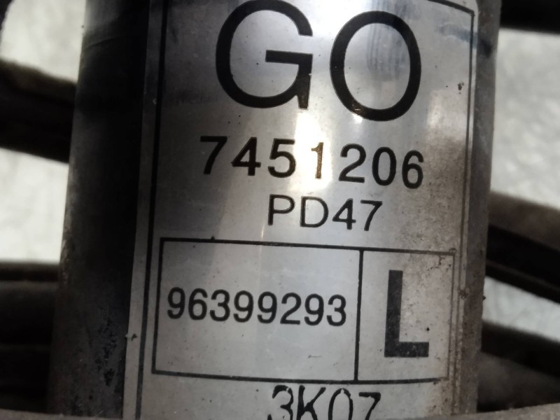 Recambio de amortiguador delantero izquierdo para daewoo tacuma 1.6 cat referencia OEM IAM 96399293  