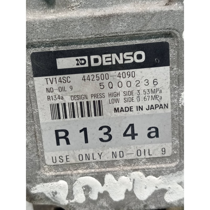 Recambio de compresor aire acondicionado para fiat brava (182) 1.8 16v / 16v 115 elx referencia OEM IAM 4425004090  