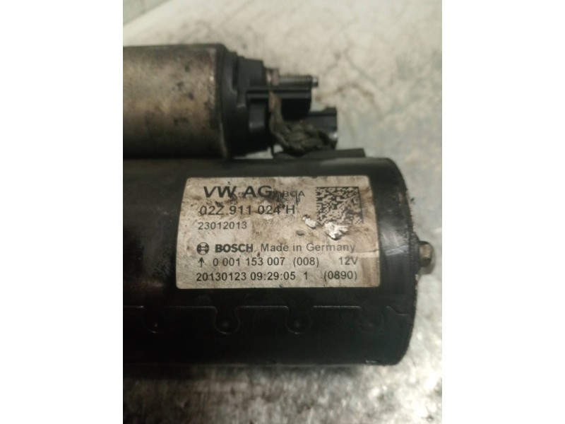 Recambio de motor arranque para volkswagen polo (6r1) crosspolo referencia OEM IAM 02Z911024H  