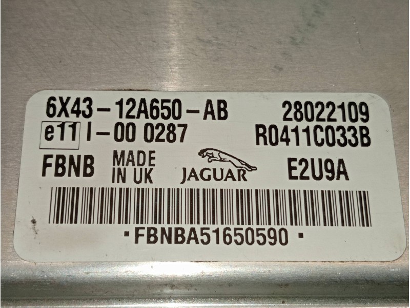 Recambio de centralita motor uce para jaguar x-type 2.0 d executive referencia OEM IAM 6X4312A650AB 28022109 R0411C033B