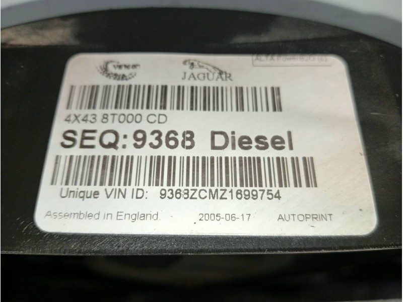 Recambio de electroventilador para jaguar x-type 2.0 d executive referencia OEM IAM 4X438T000CD  