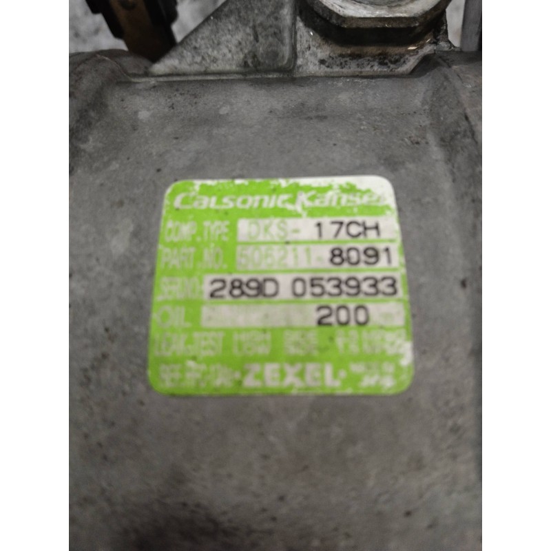 Recambio de compresor aire acondicionado para nissan pick-up (d22) td doble cabina navara referencia OEM IAM 5062118091 92600VK5