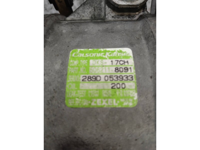 Recambio de compresor aire acondicionado para nissan pick-up (d22) td doble cabina navara referencia OEM IAM 5062118091 92600VK5
