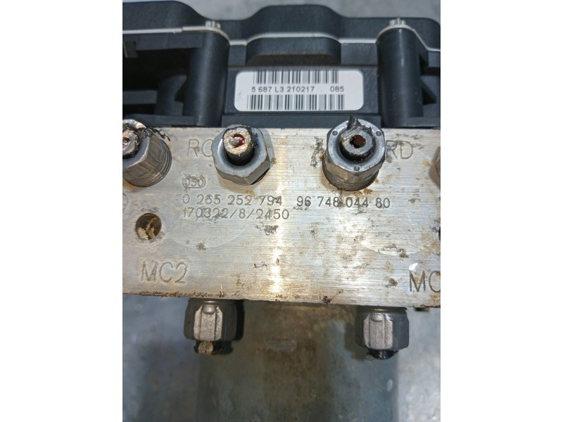 Recambio de abs para citroen c5 berlina feel edition referencia OEM IAM 0265252794 9674804480 