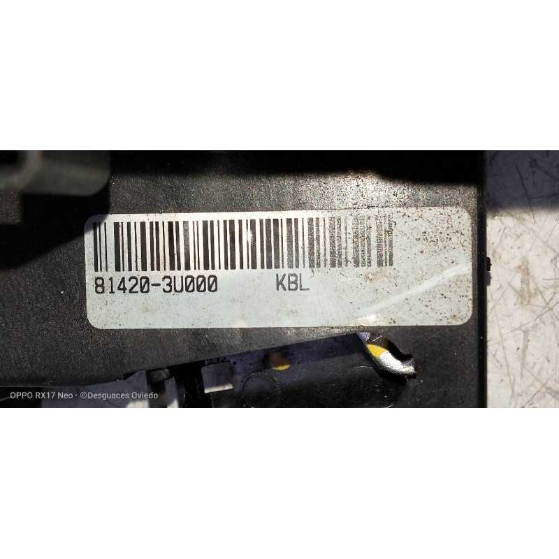 Recambio de motor cierre centralizado trasero derecho para kia sportage drive 4x2 referencia OEM IAM 814203U000  