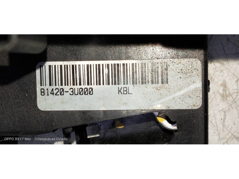 Recambio de motor cierre centralizado trasero derecho para kia sportage drive 4x2 referencia OEM IAM 814203U000  