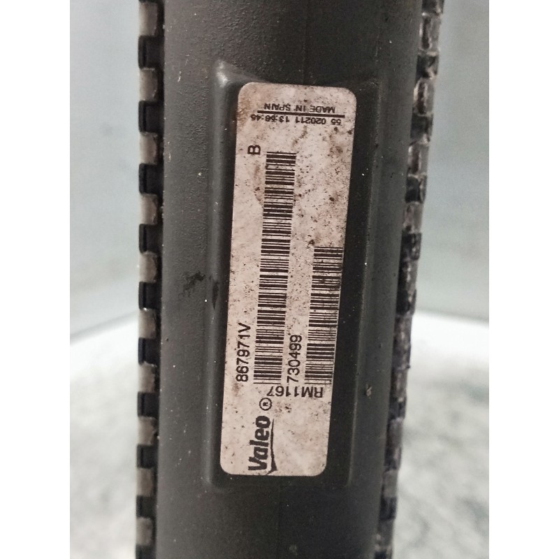 Recambio de radiador agua para renault rapid/express (f40) 1.3 básico familiar / rl (f406) referencia OEM IAM   