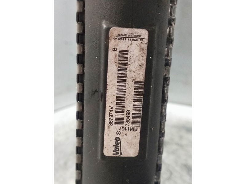 Recambio de radiador agua para renault rapid/express (f40) 1.3 básico familiar / rl (f406) referencia OEM IAM   