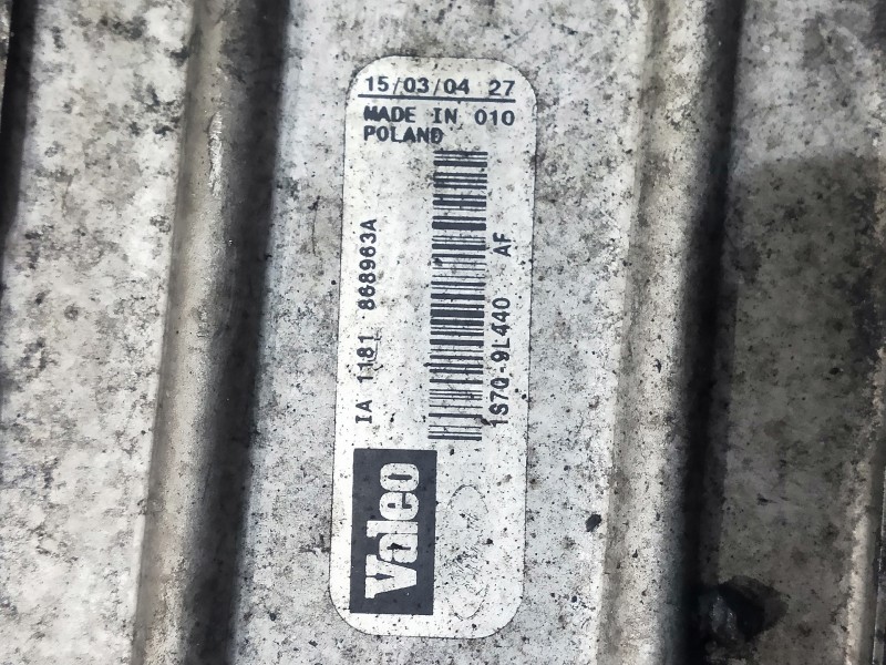 Recambio de intercooler para ford mondeo berlina (ge) ambiente (06.2003) (d) referencia OEM IAM   