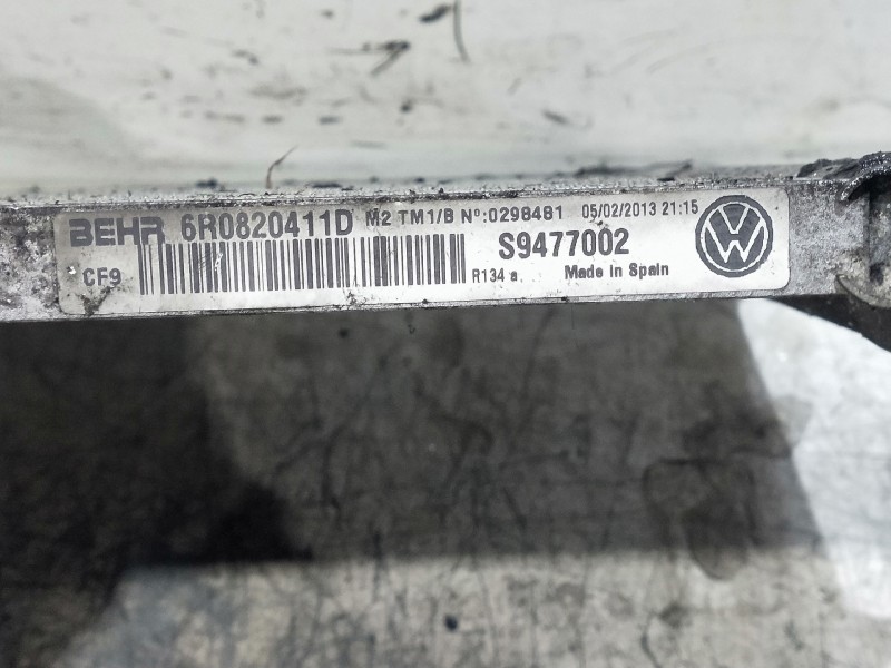 Recambio de condensador / radiador aire acondicionado para volkswagen polo (6r1) crosspolo referencia OEM IAM   