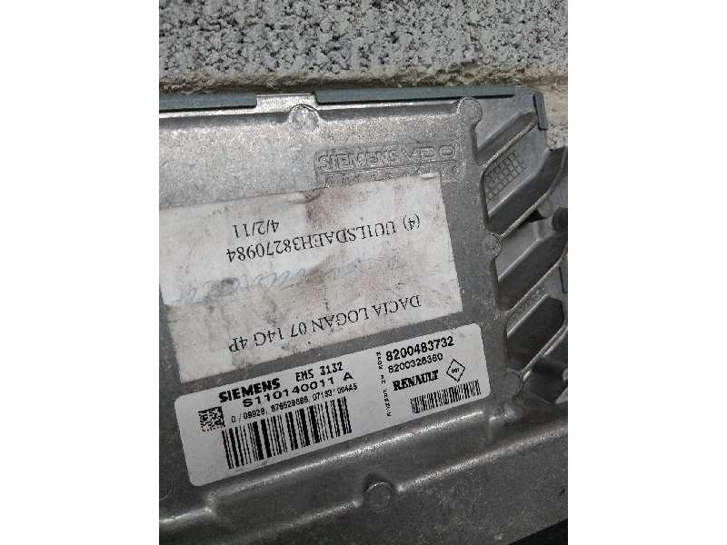 Recambio de centralita motor uce para dacia logan 1.4 cat referencia OEM IAM S110140011A 8200483732 EMS3132