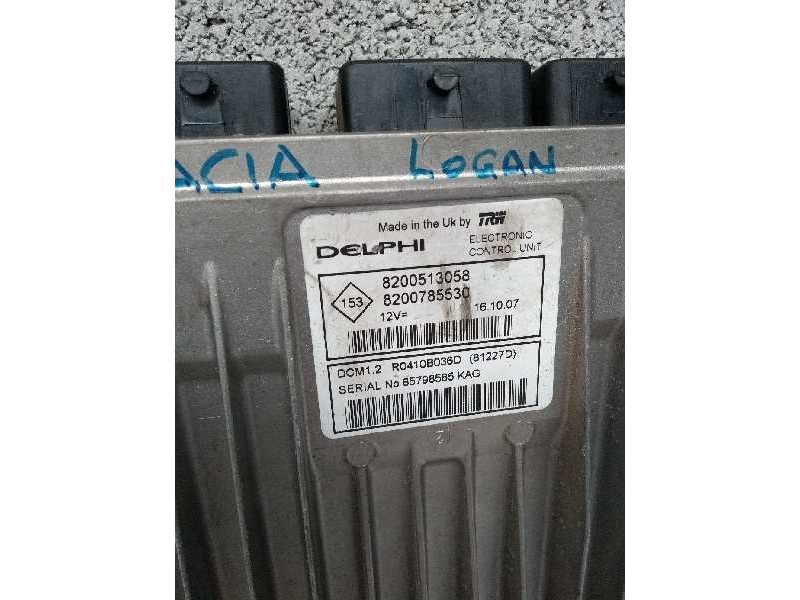 Recambio de centralita motor uce para dacia logan 1.5 dci diesel cat referencia OEM IAM R0410B036D 8200513058 8200785530 81227D