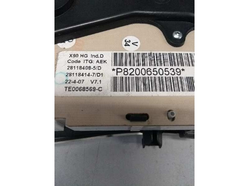 Recambio de cuadro instrumentos para dacia logan 1.4 cat referencia OEM IAM P8200650539 281184085D 281184147D1