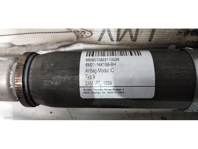 Recambio de airbag cortina delantero izquierdo para ford galaxy (ca1) titanium referencia OEM IAM 6M2114K158BH  