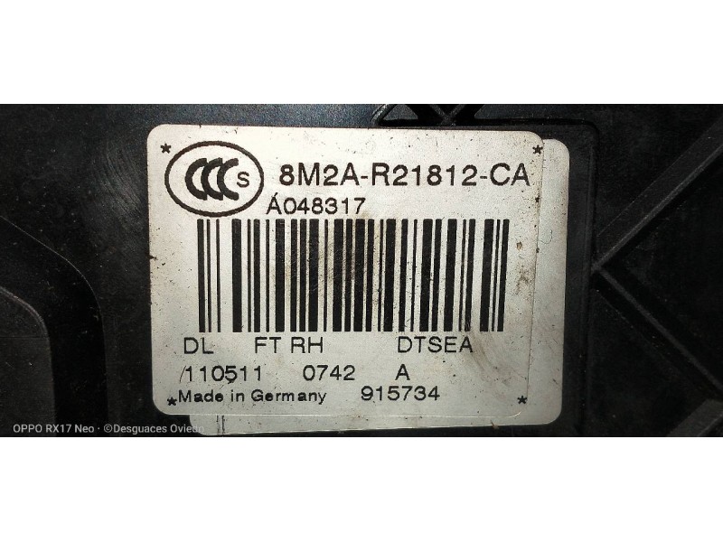 Recambio de motor cierre centralizado delantero derecho para ford galaxy (ca1) titanium referencia OEM IAM 8M2AR21812CA  5P