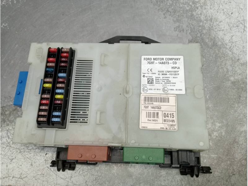 Recambio de caja reles / fusibles para ford galaxy (ca1) titanium referencia OEM IAM 7G9T14A073CD 8E22495 