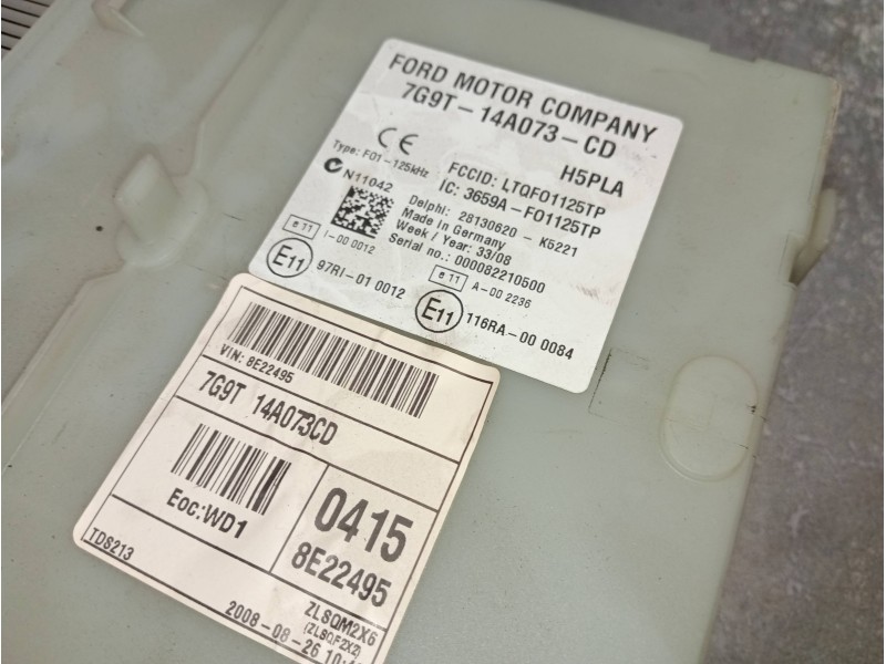 Recambio de caja reles / fusibles para ford galaxy (ca1) titanium referencia OEM IAM 7G9T14A073CD 8E22495 