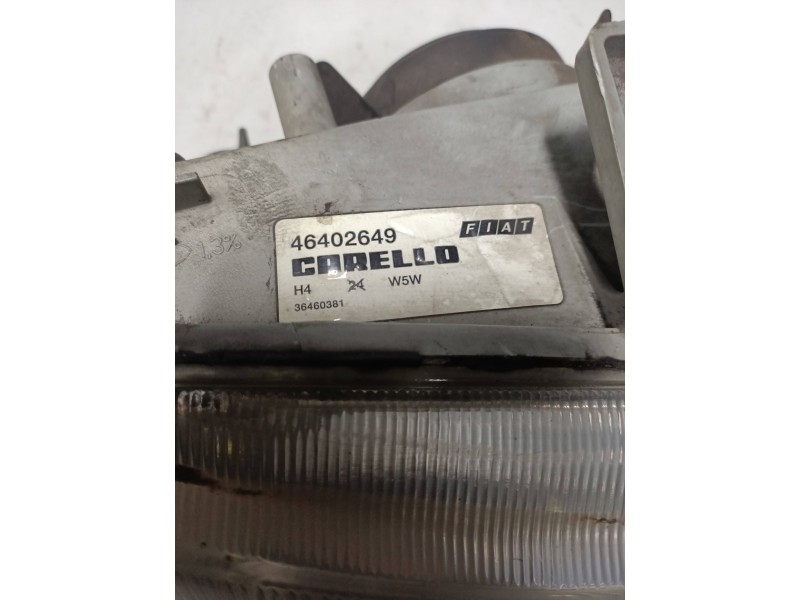 Recambio de faro derecho para fiat punto berl. (176) 55 s referencia OEM IAM 46402649 36460748 