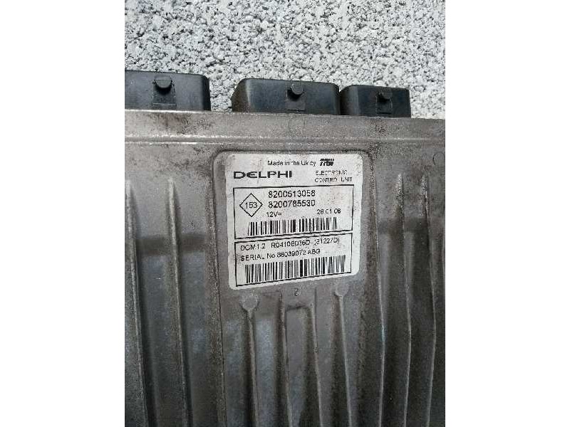 Recambio de centralita motor uce para dacia logan 1.5 dci diesel cat referencia OEM IAM R0410B036D 8200513058 8200785530 81227D