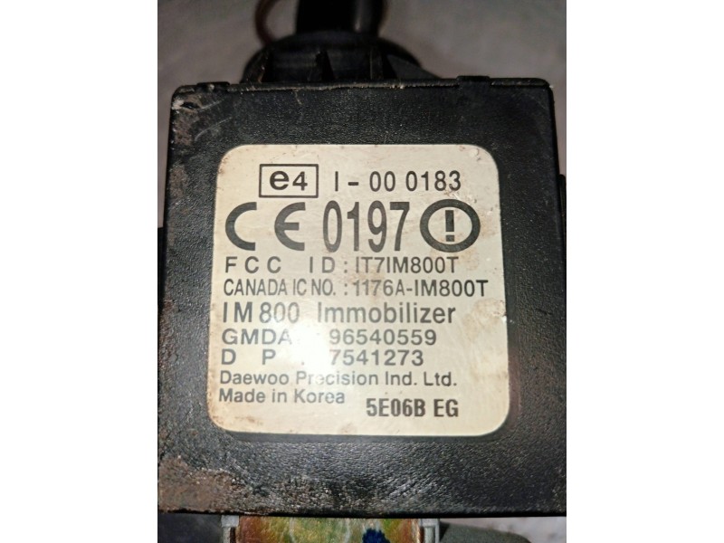 Recambio de conmutador de arranque para chevrolet matiz s referencia OEM IAM 1176AIM800T IT7IM800T 