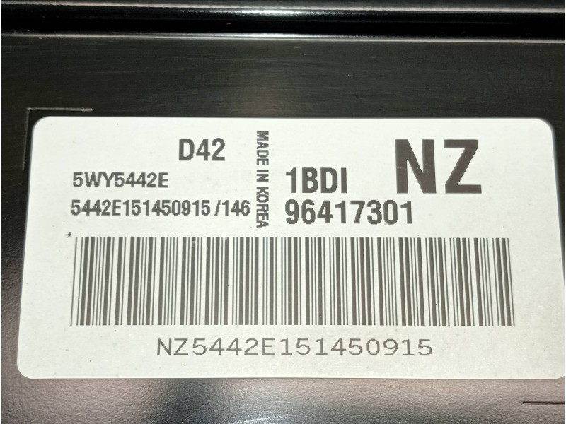 Recambio de centralita motor uce para chevrolet matiz s referencia OEM IAM 5WY5442E 96417301 