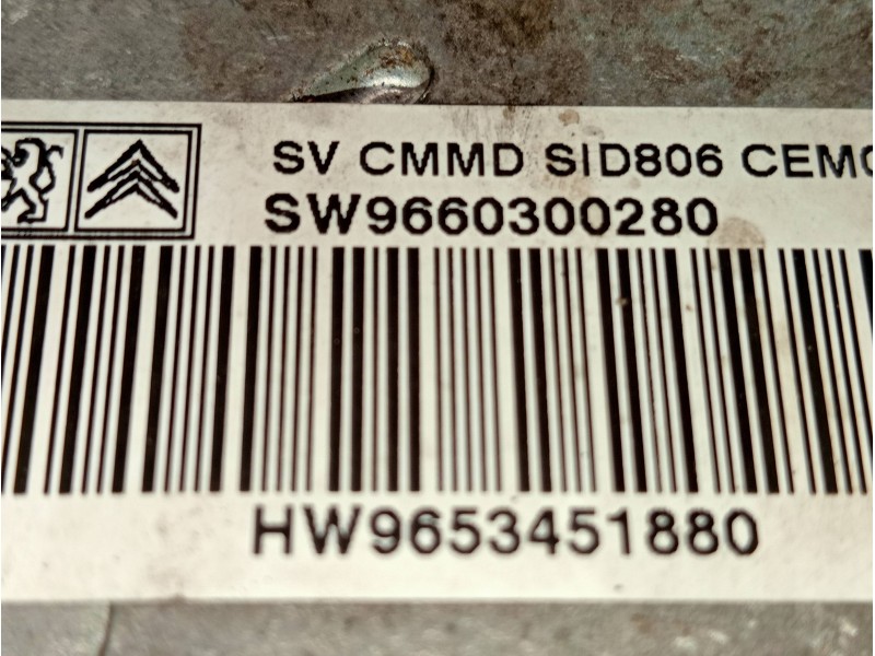 Recambio de centralita motor uce para citroen c3 hdi 70 furio referencia OEM IAM 5WS40285CT SW9660300280 