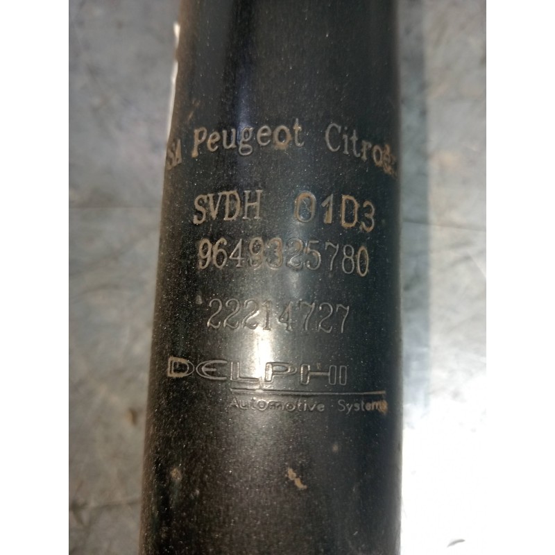 Recambio de amortiguador trasero izquierdo para citroen c3 pluriel 1.6 16v sensodrive referencia OEM IAM 9649325780  