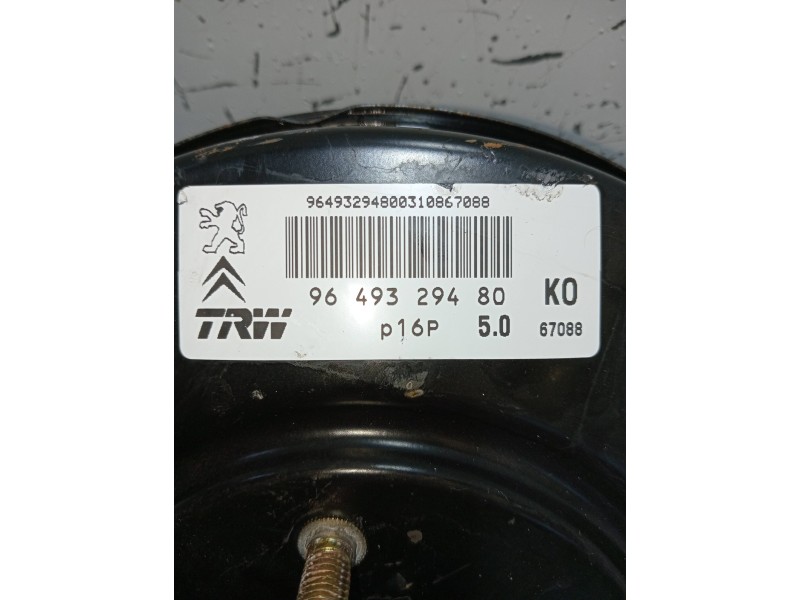 Recambio de servofreno para citroen c3 pluriel 1.6 16v sensodrive referencia OEM IAM 9649329480  