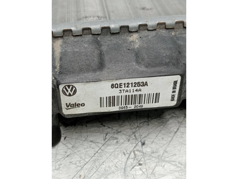 Recambio de radiador agua para volkswagen fox (5z1) básico referencia OEM IAM 6QE121253A  