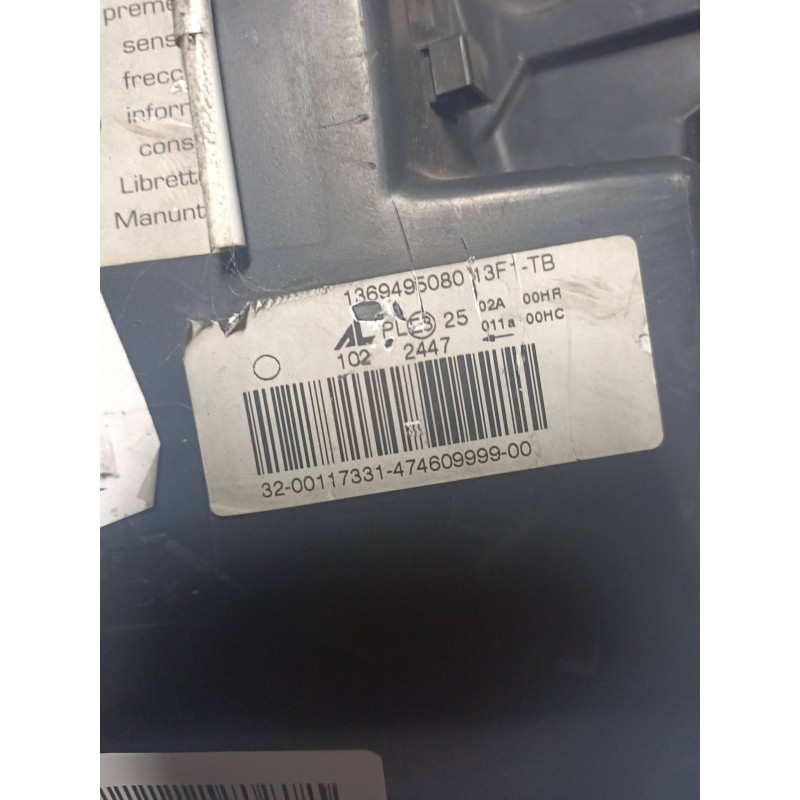 Recambio de faro derecho para fiat ducato caja cerrada 35 (06.2006 =>) 2.3 jtd cat referencia OEM IAM 13694950880  