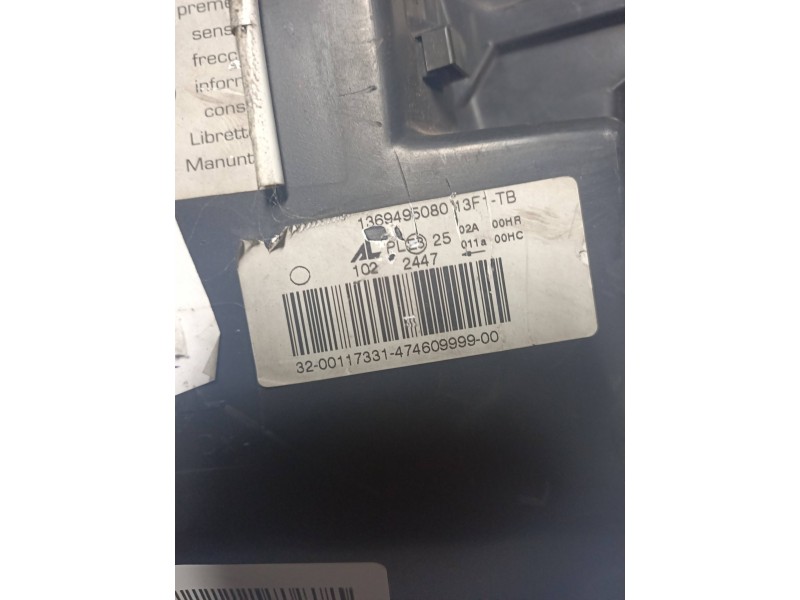 Recambio de faro derecho para fiat ducato caja cerrada 35 (06.2006 =>) 2.3 jtd cat referencia OEM IAM 13694950880  