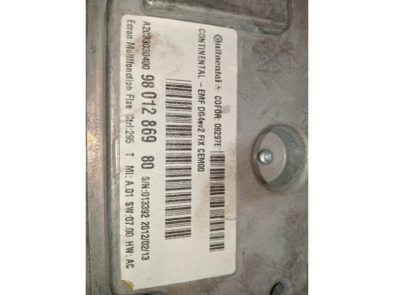 Recambio de pantalla multifuncion para peugeot 508 allure referencia OEM IAM A2C33030400 981286980 