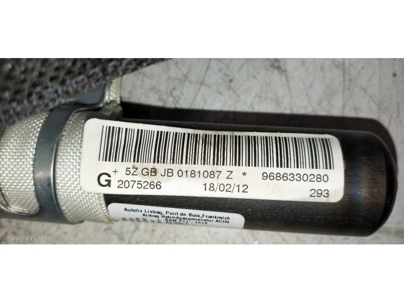 Recambio de airbag cortina delantero izquierdo para peugeot 508 allure referencia OEM IAM   