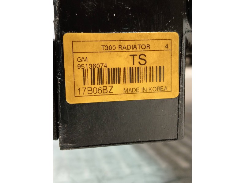 Recambio de radiador agua para opel mokka edition referencia OEM IAM 95136074  