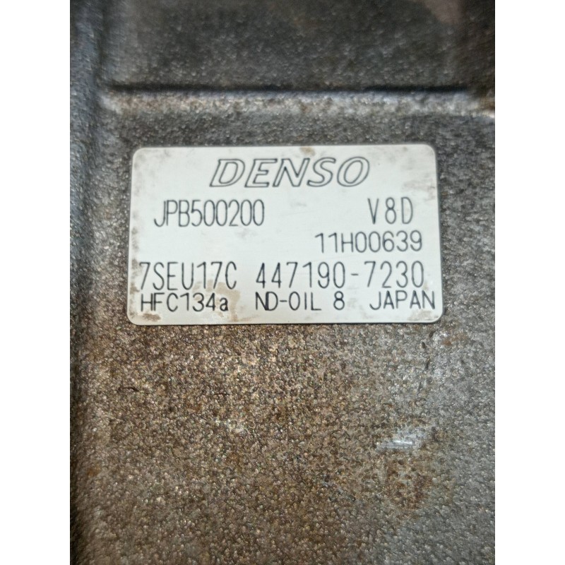 Recambio de compresor aire acondicionado para land rover range rover sport v8 td se referencia OEM IAM 4471907230 7SEU17C 