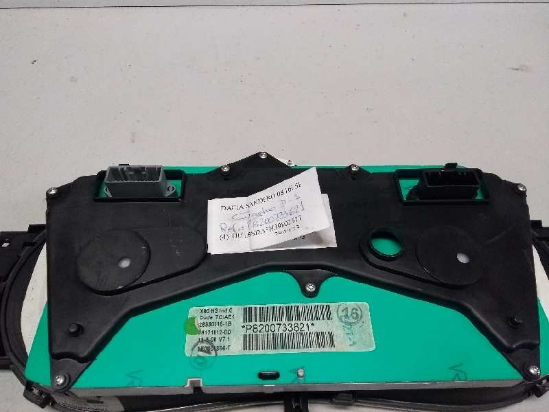 Recambio de cuadro instrumentos para dacia sandero 1.6 cat referencia OEM IAM P8200733621 283300161B 281218120D