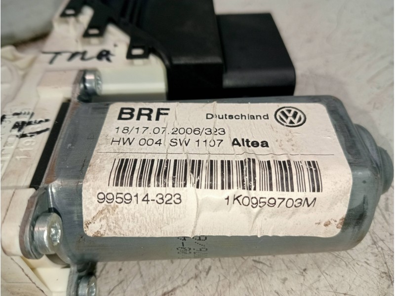 Recambio de elevalunas trasero izquierdo para seat toledo (5p2) exclusive referencia OEM IAM 1K0959703M 995914323 5P