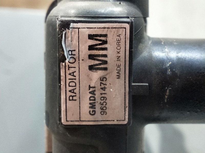 Recambio de radiador agua para daewoo matiz 0.8 cat referencia OEM IAM   