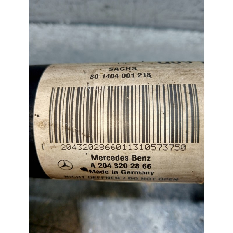 Recambio de amortiguador delantero izquierdo para mercedes clase clk (w207) coupe e 220 cdi blueefficiency (207.302) referencia 