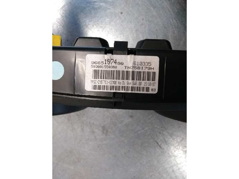 Recambio de cuadro instrumentos para peugeot 308 1.6 hdi fap cat (9hz / dv6ted4) referencia OEM IAM 9665107480 503001550308 6103