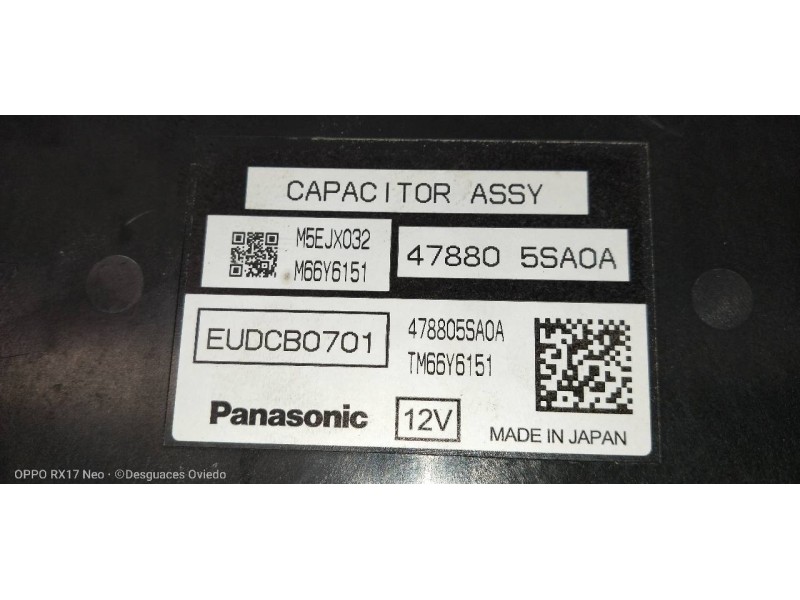 Recambio de modulo electronico para renault zoe referencia OEM IAM 478805SA0A  