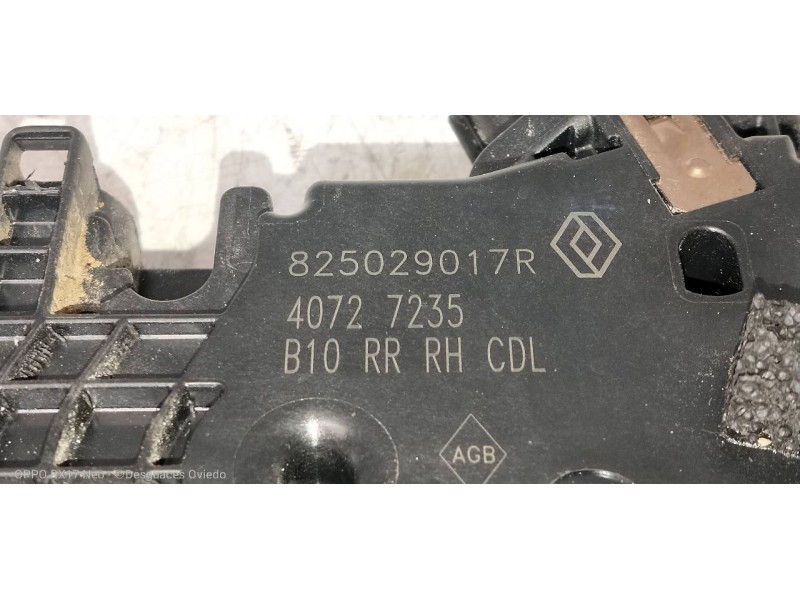 Recambio de motor cierre centralizado trasero derecho para renault zoe referencia OEM IAM 825029017R  